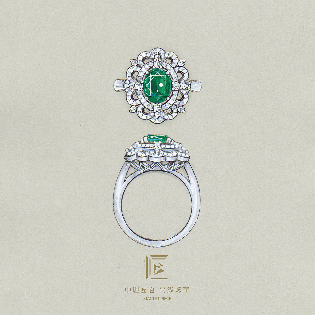 祖母綠高級珠寶定制 打造專屬傳世戒指的藝術(shù)